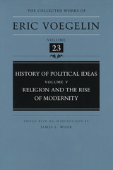 front cover of History of Political Ideas, Volume 5 (CW23)