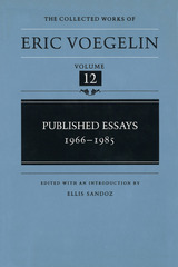 front cover of Published Essays, 1966-1985 (CW12)