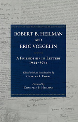 front cover of Robert B. Heilman and Eric Voegelin