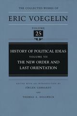 front cover of History of Political Ideas, Volume 7 (CW25)