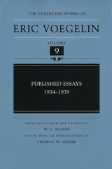 front cover of Published Essays, 1934-1939 (CW9)