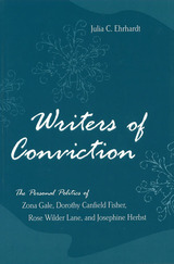 front cover of Writers of Conviction
