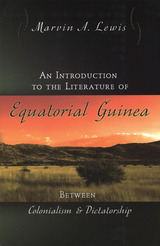 front cover of An Introduction to the Literature of Equatorial Guinea