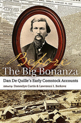 front cover of Before THE BIG BONANZA