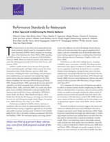 front cover of Performance Standards for Restaurants