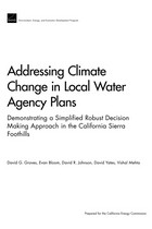 front cover of Addressing Climate Change in Local Water Agency Plans