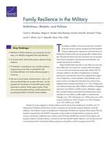 front cover of Family Resilience in the Military