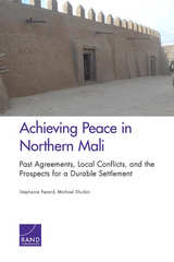 front cover of Achieving Peace in Northern Mali