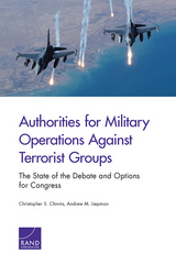front cover of Authorities for Military Operations Against Terrorist Groups