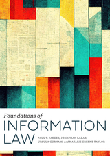 front cover of Foundations of Information Law