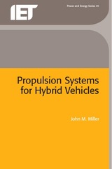 front cover of Propulsion Systems for Hybrid Vehicles