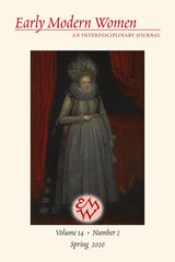 front cover of Early Modern Women Journal v14.2