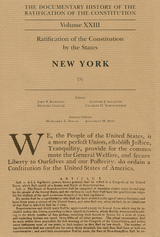front cover of Documentary History of the Ratification of the Constitution, Volume 23