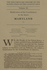 front cover of The Documentary History of the Ratification of the Constitution, Volume 11
