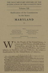 front cover of The Documentary History of the Ratification of the Constitution, Volume 12
