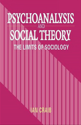 front cover of Psychoanalysis and Social Theory