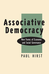 front cover of Associative Democracy
