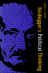 front cover of Heidegger's Political Thinking