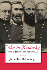 front cover of War In Kentucky