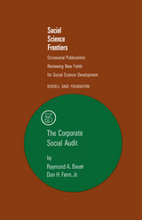 front cover of The Corporate Social Audit