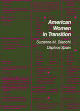 front cover of American Women in Transition
