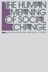 front cover of The Human Meaning of Social Change