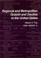 front cover of Regional and Metropolitan Growth and Decline in the US