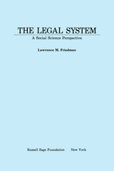 front cover of The Legal System