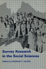 front cover of Survey Research in the Social Sciences