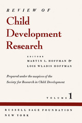 front cover of Review of Child Development Research
