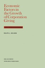 front cover of Economic Factors in the Growth of Corporate Giving