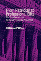 front cover of From Patrician to Professional Elite