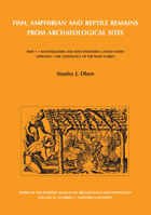 front cover of Fish, Amphibian and Reptile Remains from Archaeological Sites