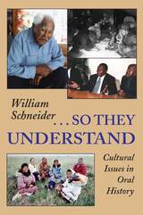 front cover of So They Understand