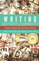 front cover of Writing across Contexts