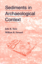 front cover of Sediments In Archaeological Context