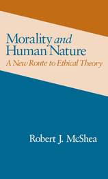 front cover of Morality and Human Nature