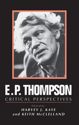 front cover of E. P. Thompson