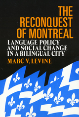 front cover of The Reconquest Of Montreal