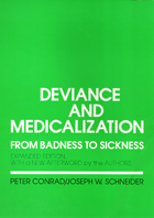 front cover of Deviance and Medicalization