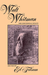 front cover of Walt Whitman