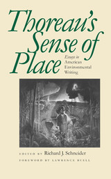 front cover of Thoreaus Sense of Place