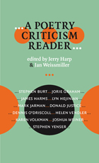 front cover of A Poetry Criticism Reader