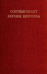front cover of Contemporary Reform Responsa - PDF Electronic Version
