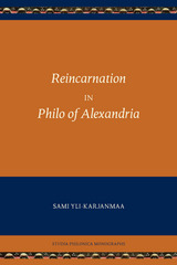 front cover of Reincarnation in Philo of Alexandria