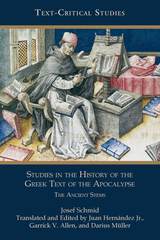 front cover of Studies in the History of the Greek Text of the Apocalypse