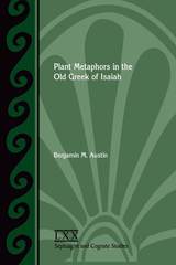 front cover of Plant Metaphors in the Old Greek of Isaiah