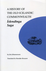 front cover of A History of the Old Icelandic Commonwealth