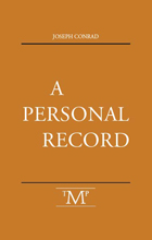 front cover of A Personal Record