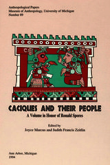 front cover of Caciques and Their People